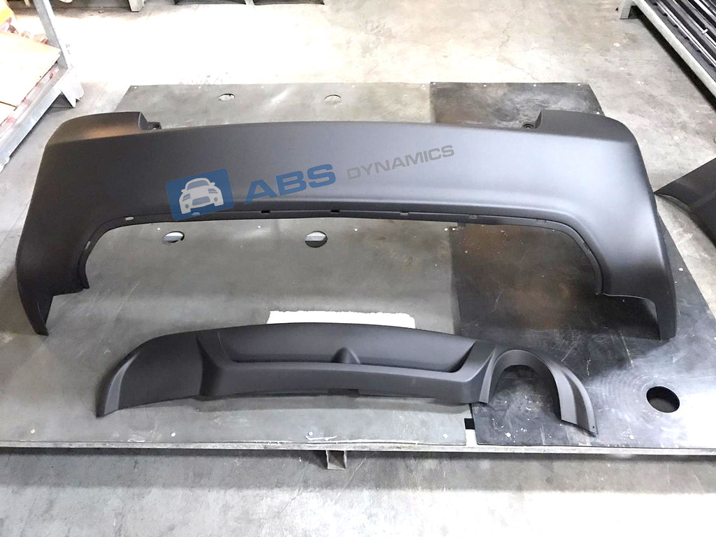 06-11 Honda Civic 4dr JDM Type-R Rear Bumper with Diffuser CTR Style U ...