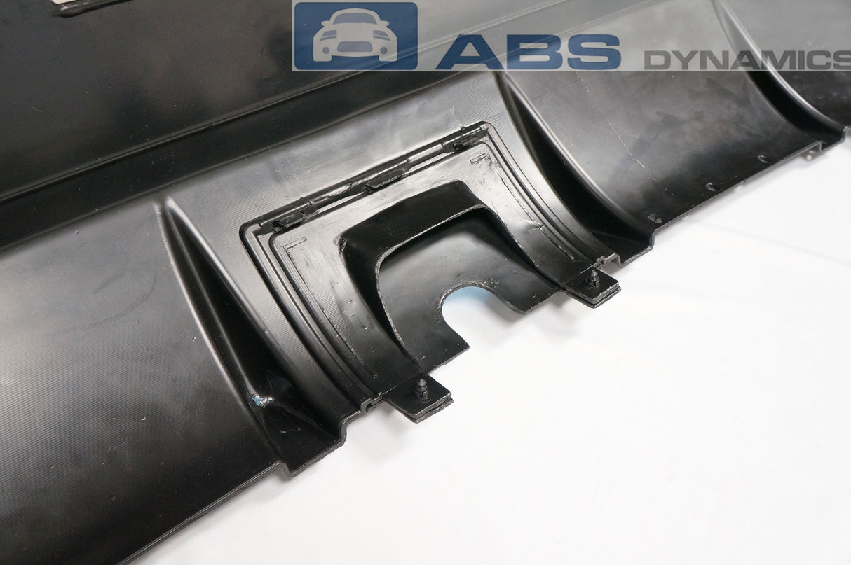 03-07 EVO 8 9 JDM STYLE REAR BUMPER COVER URETHANE UNPAINT BLACK