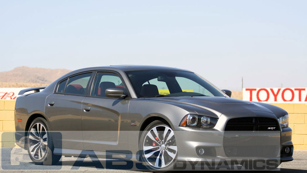 11-14 DODGE CHARGER SRT-8 HELLCAT STYLE FRONT BUMPER W/ GRILL W/ FOGLIGHT COVERS