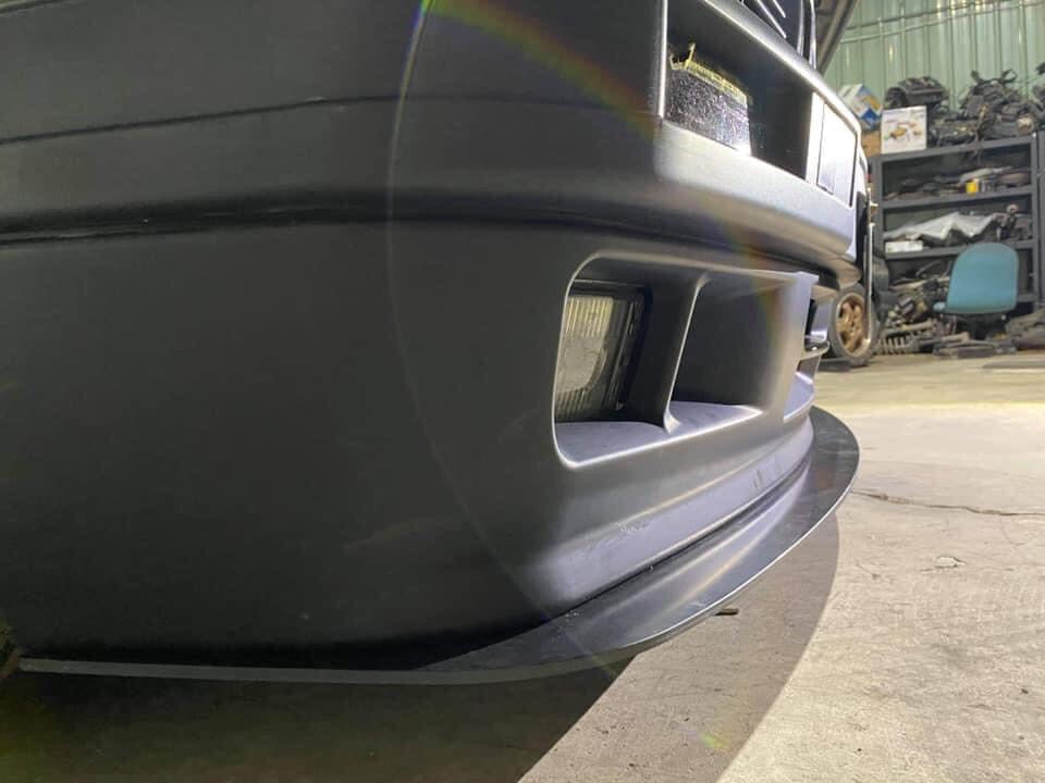 84-91 BMW E30 3-SERIES MTECH 2 FRONT BUMPER UNDER SPLITTER 1 PIECE PP UNPAINT