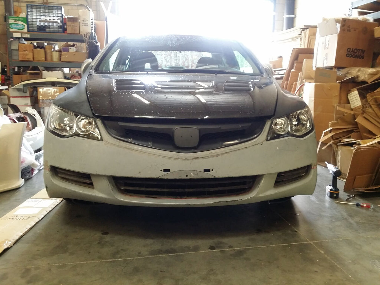 06-08 HONDA CSX 4DR JDM OE STYLE FRONT BUMPER COVER PP PLASTIC UNPAINT.