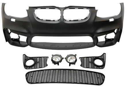 2011-2013 BMW E92 LCI 2D M4 STYLE FRONT BUMPER COVER PP W/ FOGLIGHT
