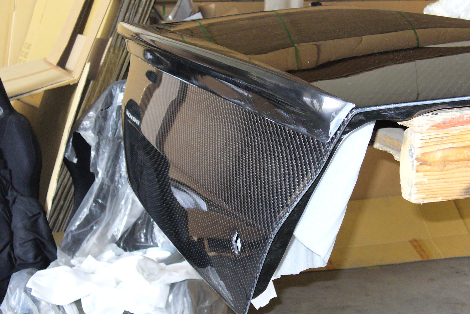 03-06 MITSUBISHI EVOLUTION EVO 8/ EVO 9 DUCK TAIL TRUNK SPOILER FRP