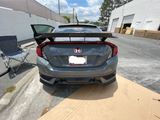 16-20 HONDA CIVIC 10 GEN 2D ALL TYPE-R STYLE REAR DIFFUSER PP UNPAINT