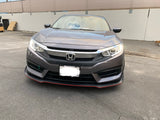 16-18 HONDA CIVIC 10 GEN 4D TYPE-R STYLE FRONT FRONT LIP UNPAINT PP