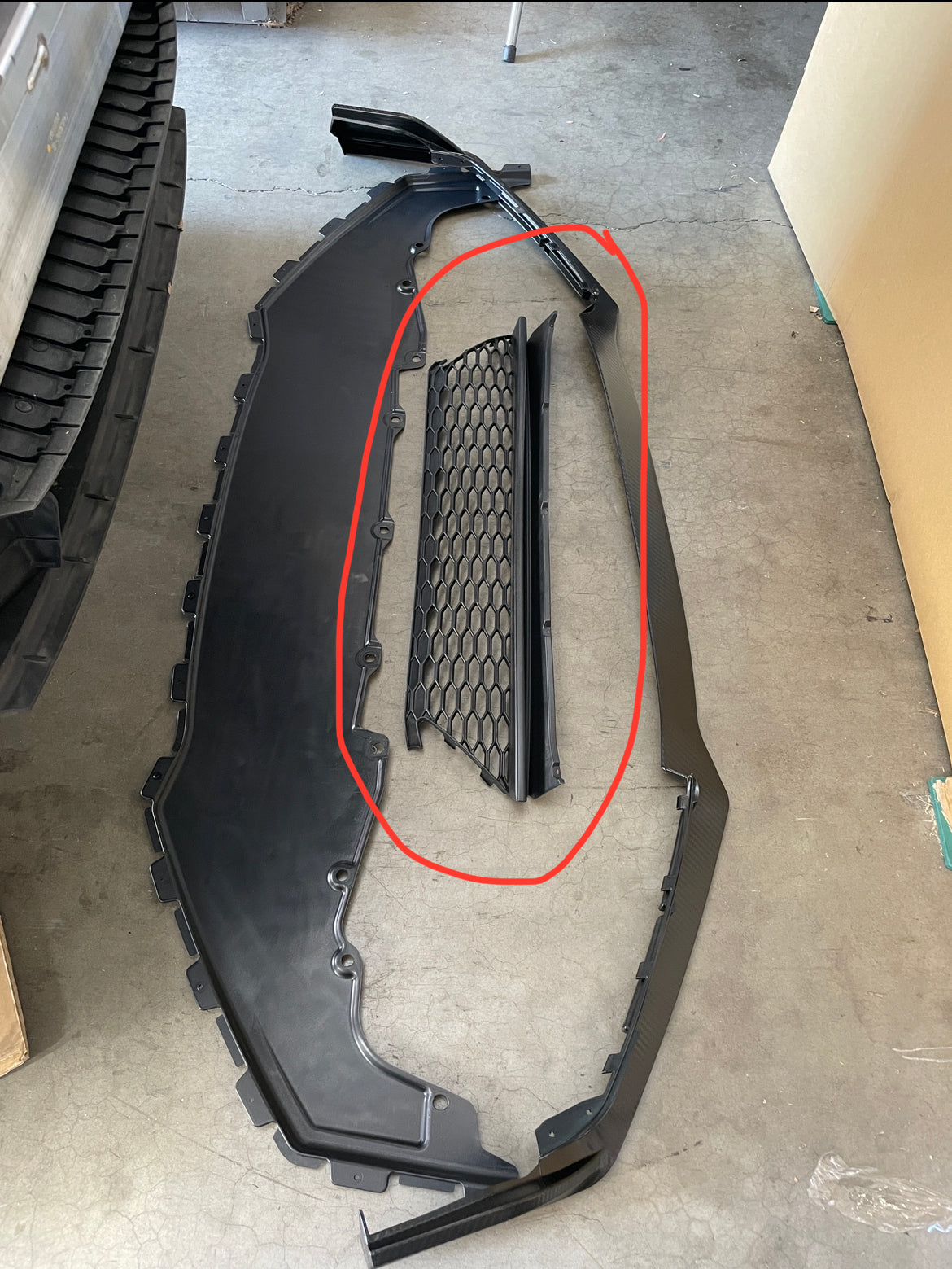 17-20 HONDA CIVIC SI LOWER GRILLE MESH REPLACEMENT FOR SI TYPE-R FRONT LIP