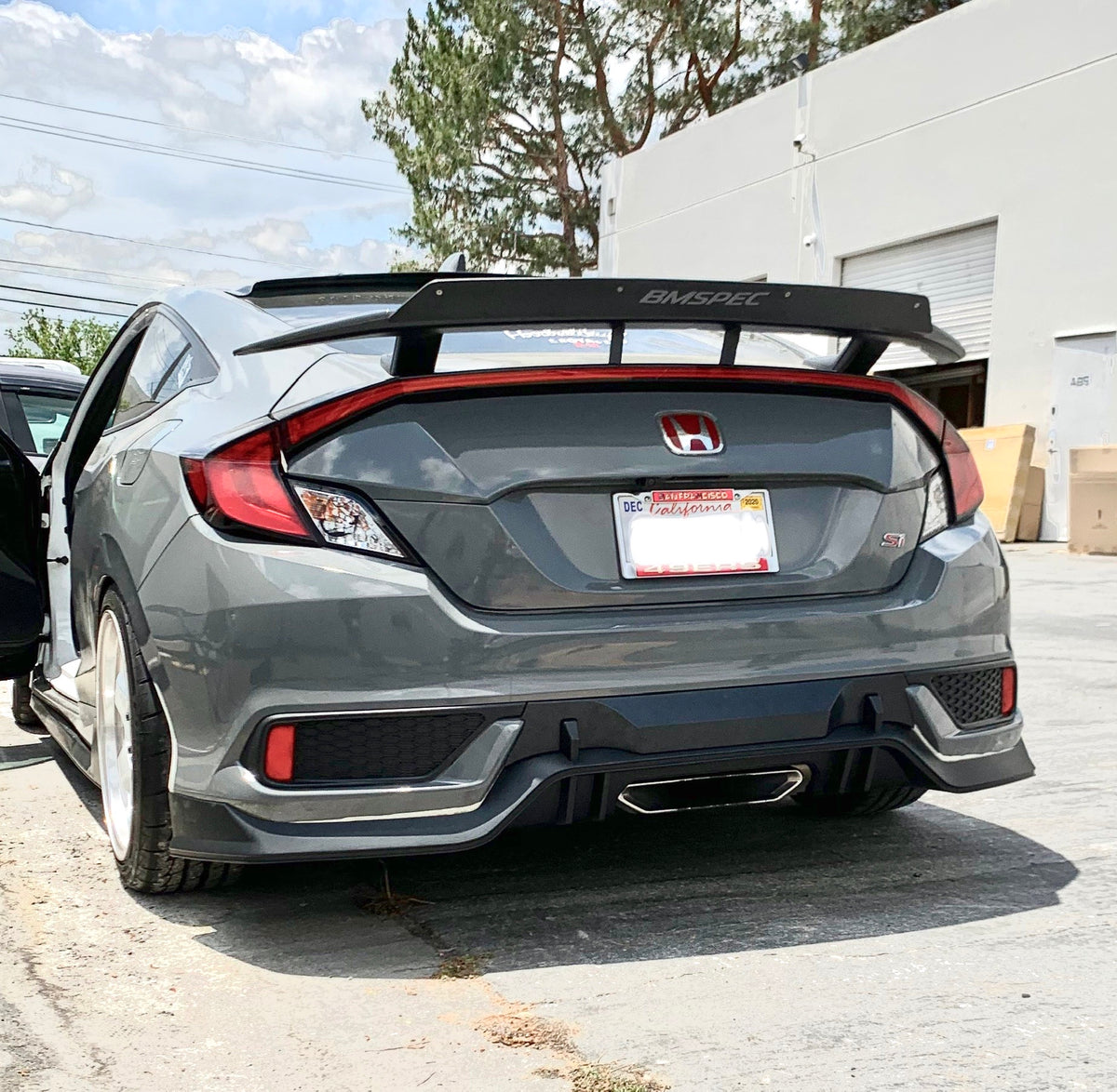 16-20 HONDA CIVIC 10 GEN 2D ALL TYPE-R STYLE REAR DIFFUSER PP UNPAINT ...