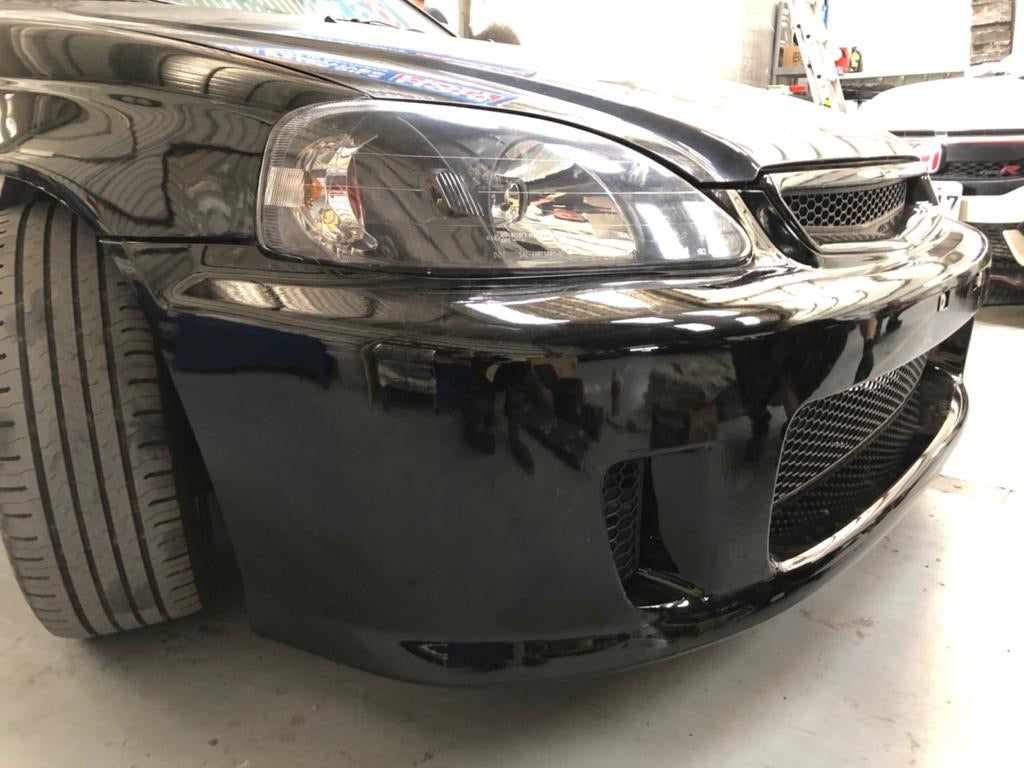 99-00 Honda Civic Back Yard Special Style Front Bumper BYS Style (PP) PLASTIC UNPAINT