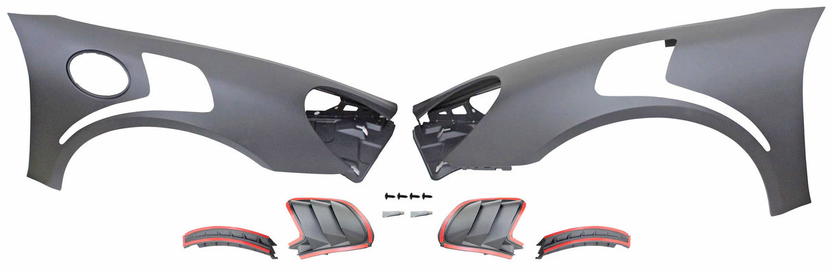 13-16 PORSCHE 981 BOXSTER CAYMAN GT2-RS FRONT FENDER SET (METAL)
