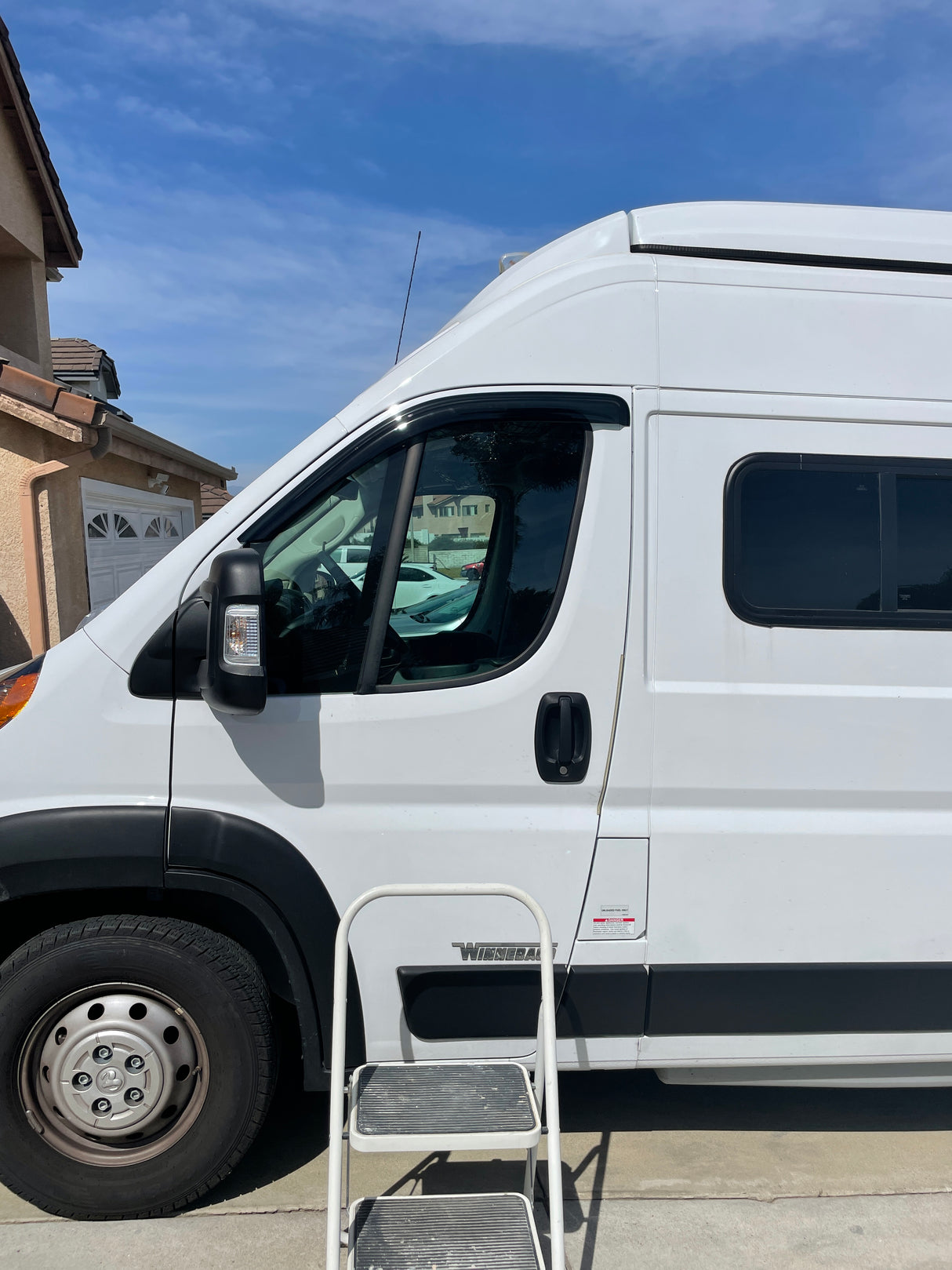 14-22 RAM PROMASTER SIDE DOOR WINDOW VISOR RAIN GUARD SET 2PCS