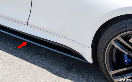 2012-2015 BMW F30 3-SERIES SEDAN M PERFORMANCE SIDE SKIRT UNDER PANEL ADD ON (PP)