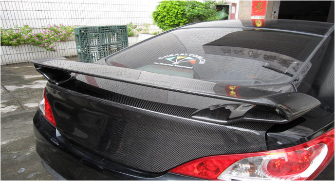 09-10 HYUNDAI GENESIS 2D RS STYLE WING SPOILER W/ CARBON FIBER